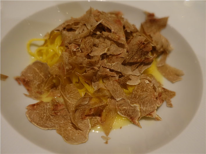 tagliolini with white truffle